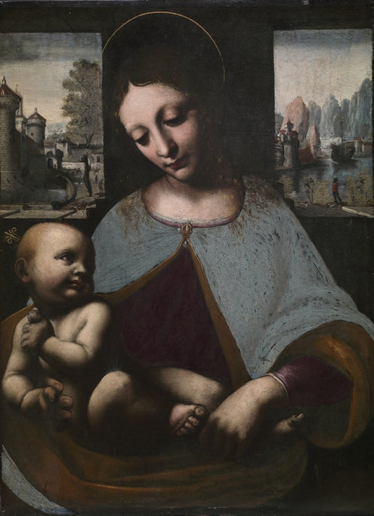 Leonardo da Vinci - Szűz gyermekével