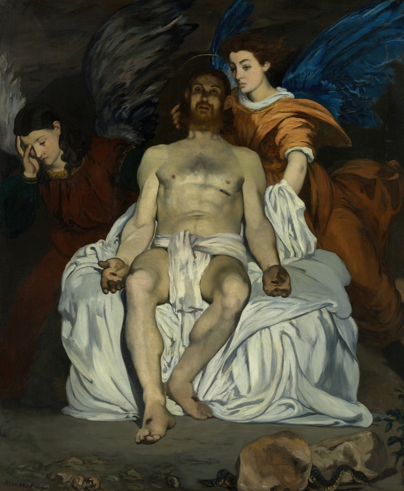 Édouard Manet - A halott Krisztus angyalokkal