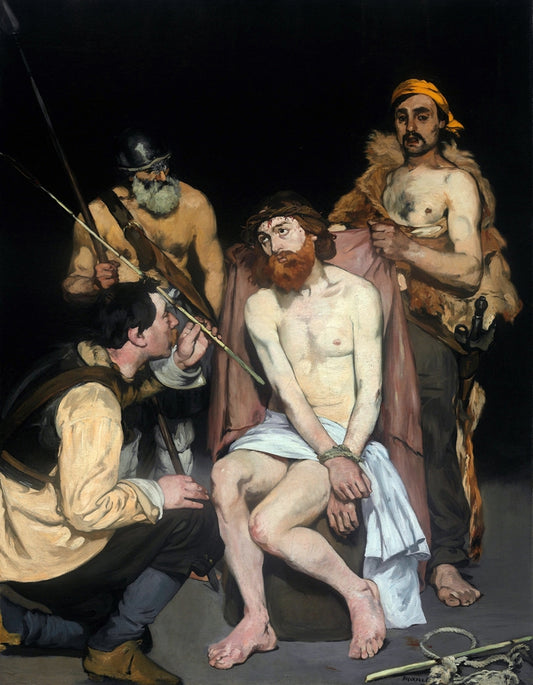 Édouard Manet - A katonák által kigúnyolt Jézus