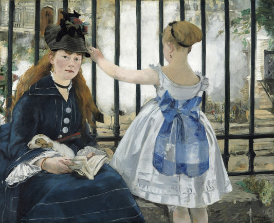 Édouard Manet - A vasútállomás kerítésénél