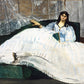 Édouard Manet - Fehér ruhás lány legyezővel