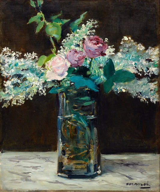 Édouard Manet - Orgonák és rózsák