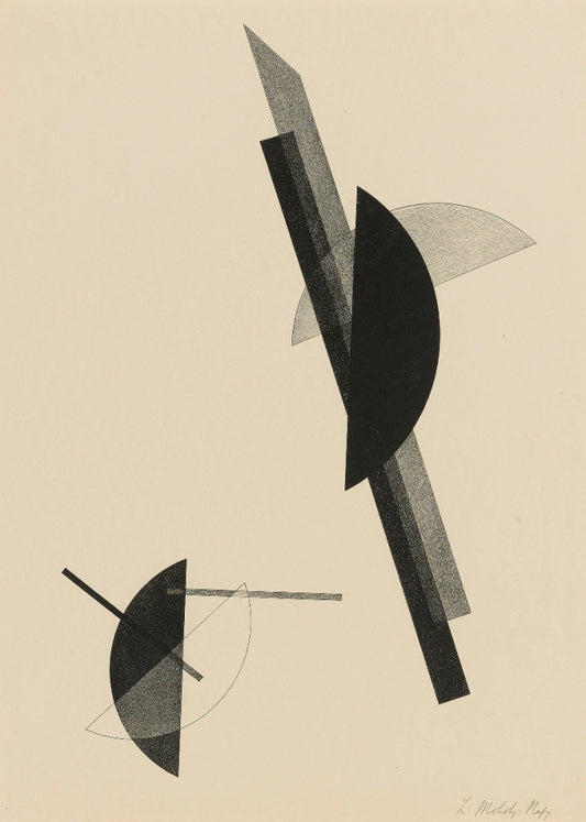 Moholy Nagy László -  Kestnermappe; Kompozízió (Egy tányér)