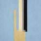Moholy Nagy László - Konstrukció (Kék háttér)