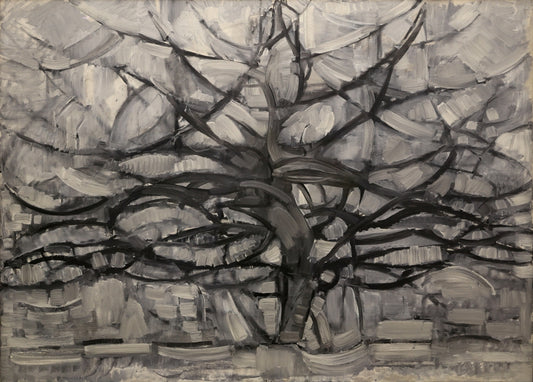 Mondrian - Szürke fa