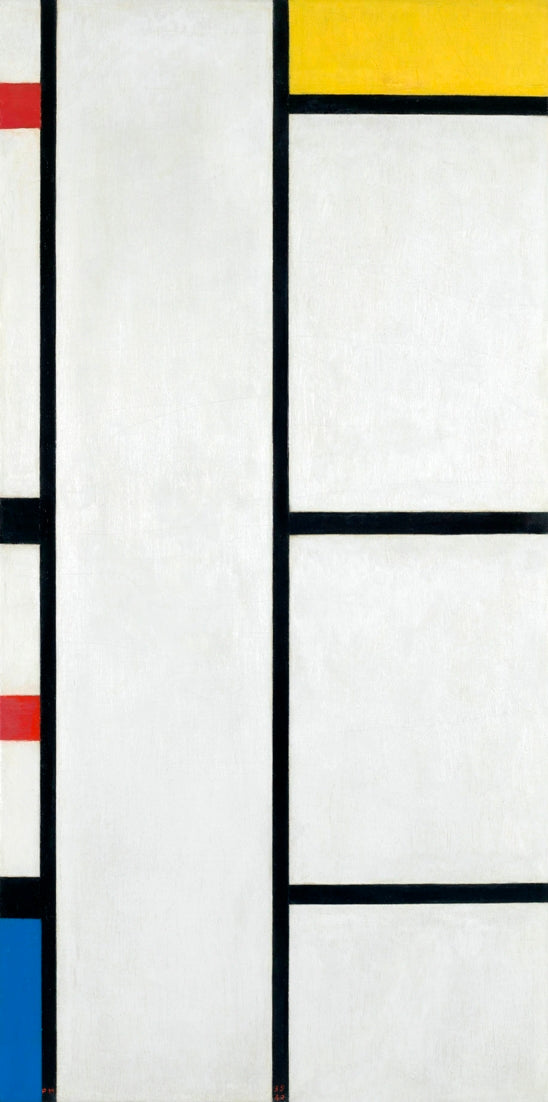 Mondrian - Piros, kék, sárga kompozíció - 1942