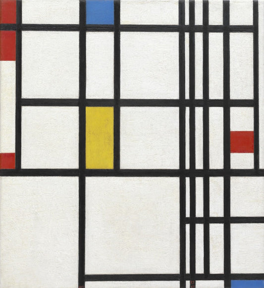 Mondrian - Kék, piros, sárga kompozíció - 37/42