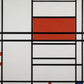 Mondrian - Kék, piros kompozíció - 38/42