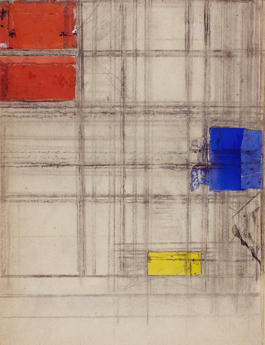 Mondrian - Kompozíció vázlat