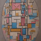 Mondrian - Ovális kompozíció