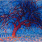 Mondrian - Piros fa