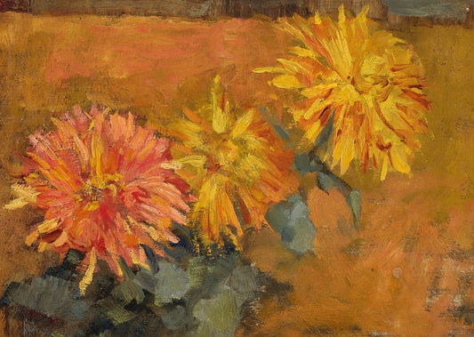 Mondrian - Sárga krizantém