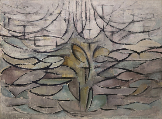 Mondrian - Színes fa (absztrakt)