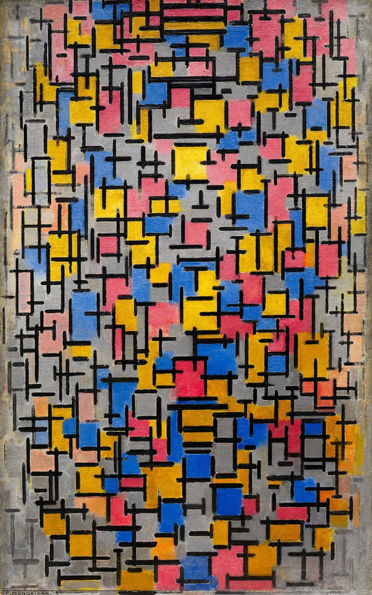 Mondrian - Színes kompozíció