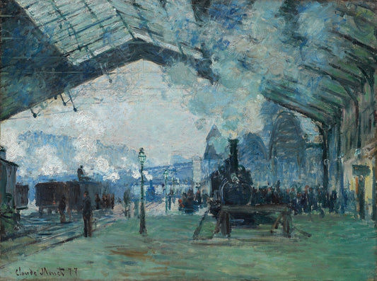 Claude Monet - A normandiai vonat érkezése