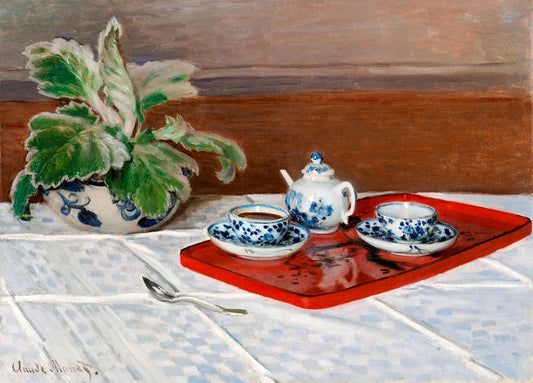 Claude Monet - Csendélet teás csészékkel