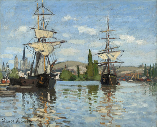 Claude Monet - Hajók a Szajnán