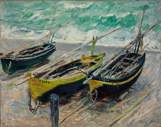Claude Monet - Három halászcsónak