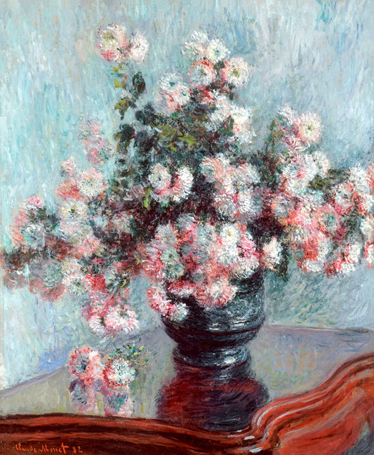 Claude Monet - Krizantém csokor