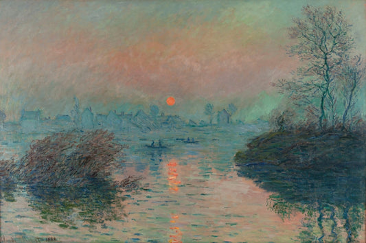 Claude Monet - Naplemente a Szajnán