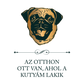 Mopsz - Az otthon ott van, ahol a kutyám lakik - póló