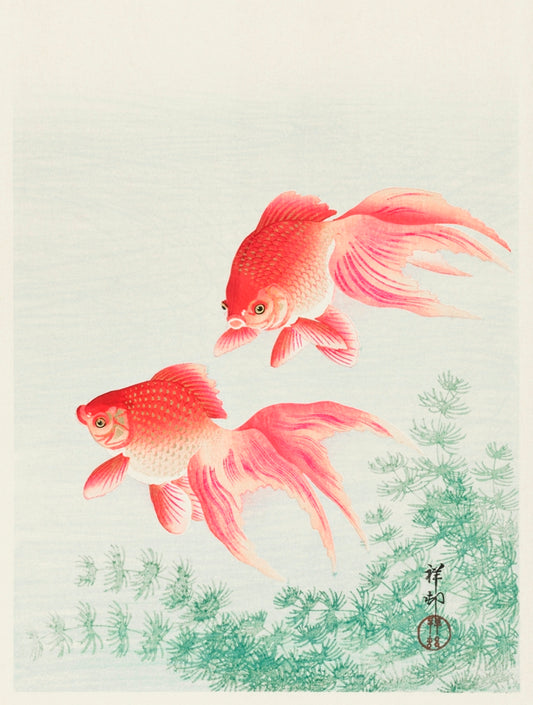 Ohara Koson - Aranyhalak