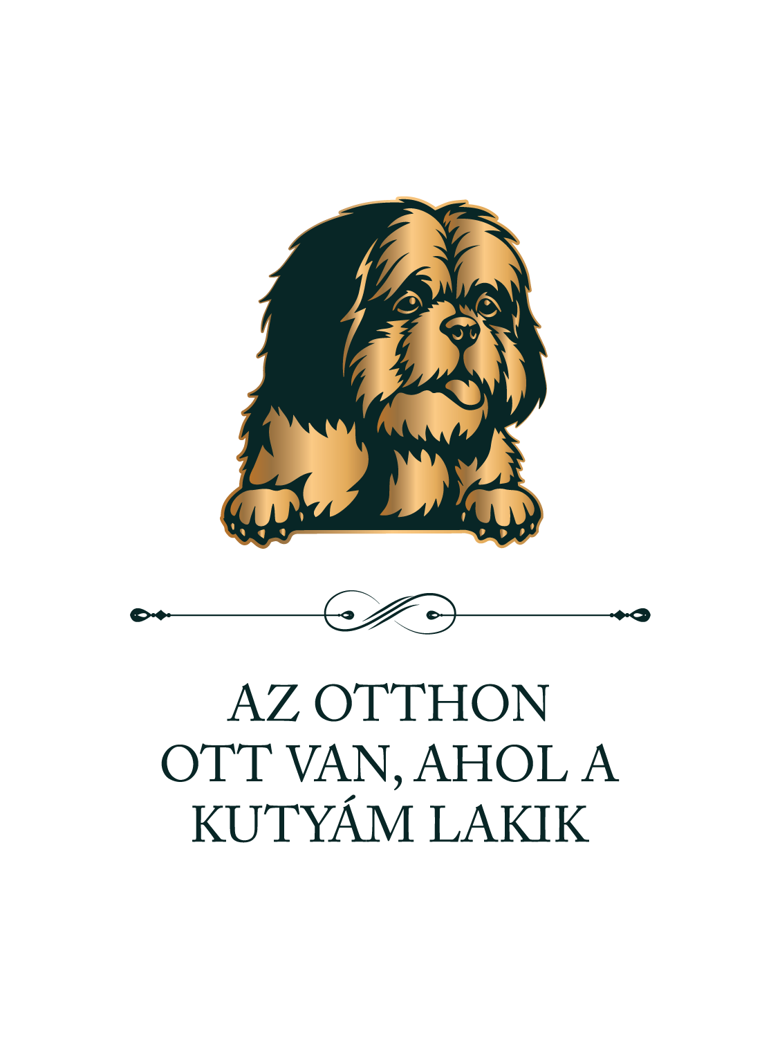 Shih-tzu - Az otthon ott van, ahol a kutyám lakik - póló