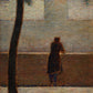 Georges Seurat - Férfi mellvédre támaszkodva