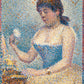 Georges Seurat - Hölgy púderezi magát