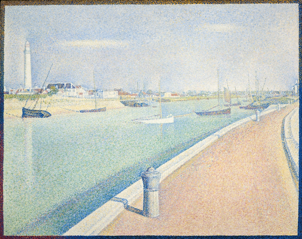 Georges Seurat - Kikötő a csatornában