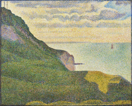 Georges Seurat - Tengeri táj Normandiában