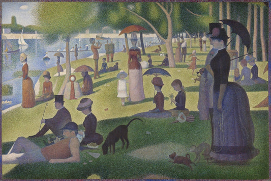 Georges Seurat - Vasárnap délután Grande Jatte szigetén