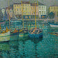 Henri Le Sidaner - Csónakok a kikötőben