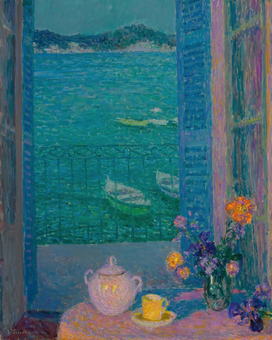 Henri Le Sidaner - Csokor az ablakban