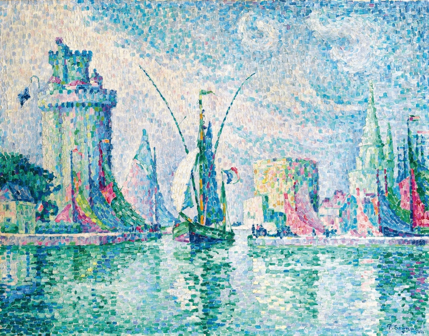 Signac - A zöld tornyak (La Rochelle)