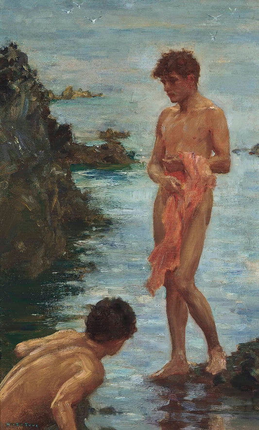 Henry Tuke - Fürdőző férfiak