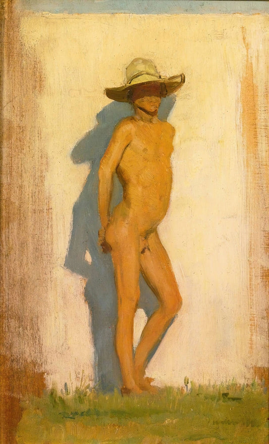 Henry Tuke - Olasz férfi aktja