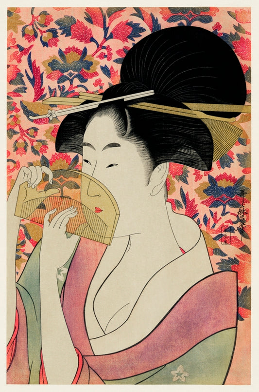 Utamaro Kitagawa - Fésülködő hölgy