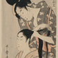 Utamaro Kitagawa - Fésülködő hölgyek