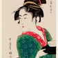 Utamaro Kitagawa - Hölgy csészével