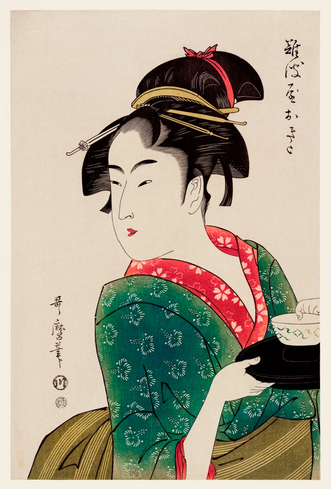 Utamaro Kitagawa - Hölgy csészével