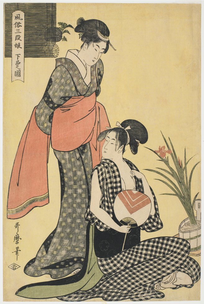 Utamaro Kitagawa - Két hölgy