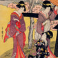 Utamaro Kitagawa - Piknik a cseresznyefa alatt