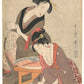 Utamaro Kitagawa - Sashimi készítés