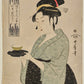 Utamaro Kitagawa - Teázó hölgy