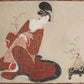 Utamaro Kitagawa - Virágkötő asszony