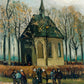 Vincent van Gogh - Gyülekezet a templom előtt