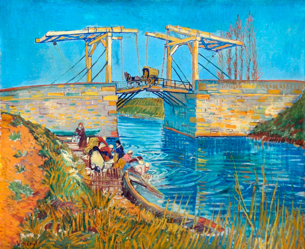 Vincent van Gogh - Az Arles-i híd mosónőkkel