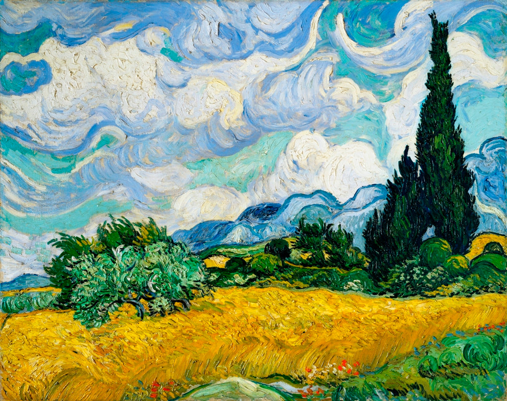 Vincent van Gogh - Búzamező ciprussal