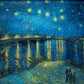 Vincent van Gogh - Csillagos éj a Rhone fölött